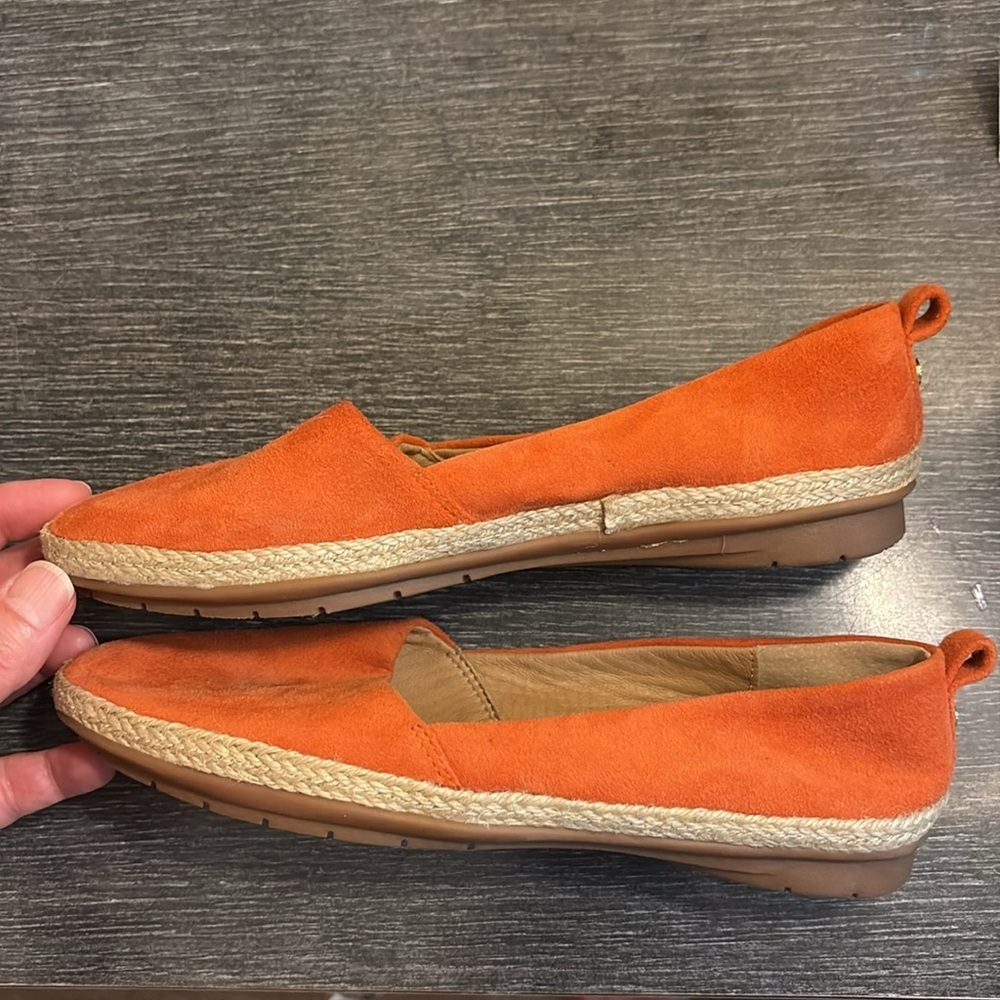 LUCCA LANE Womens Orange Naomi Round Toe Slip On Espadrille Shoes size 6 - Picture 7 of 7